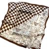 70*70cm Silk Scarf Scarftop Headwraps For Woman Fashion Four Seasons Hair Accessories Hijab Foulard Bandana Femme Headscarf