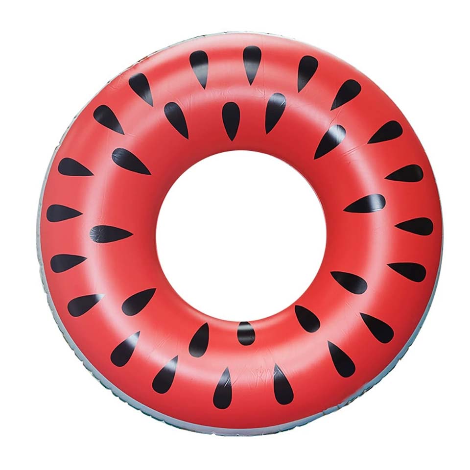 1Pc Watermelon Swimming Ring Pvc Inflatable Swim Circle For Outdoor Sport Beach Pool Party Floating Ring