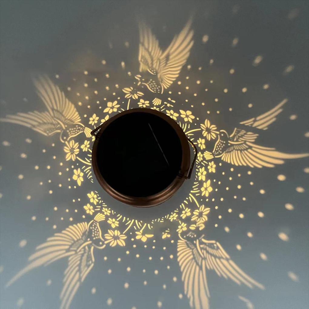 Solar Lantern For Garden Decoration With IP65 Waterproof Protection Level Solar Projection Light