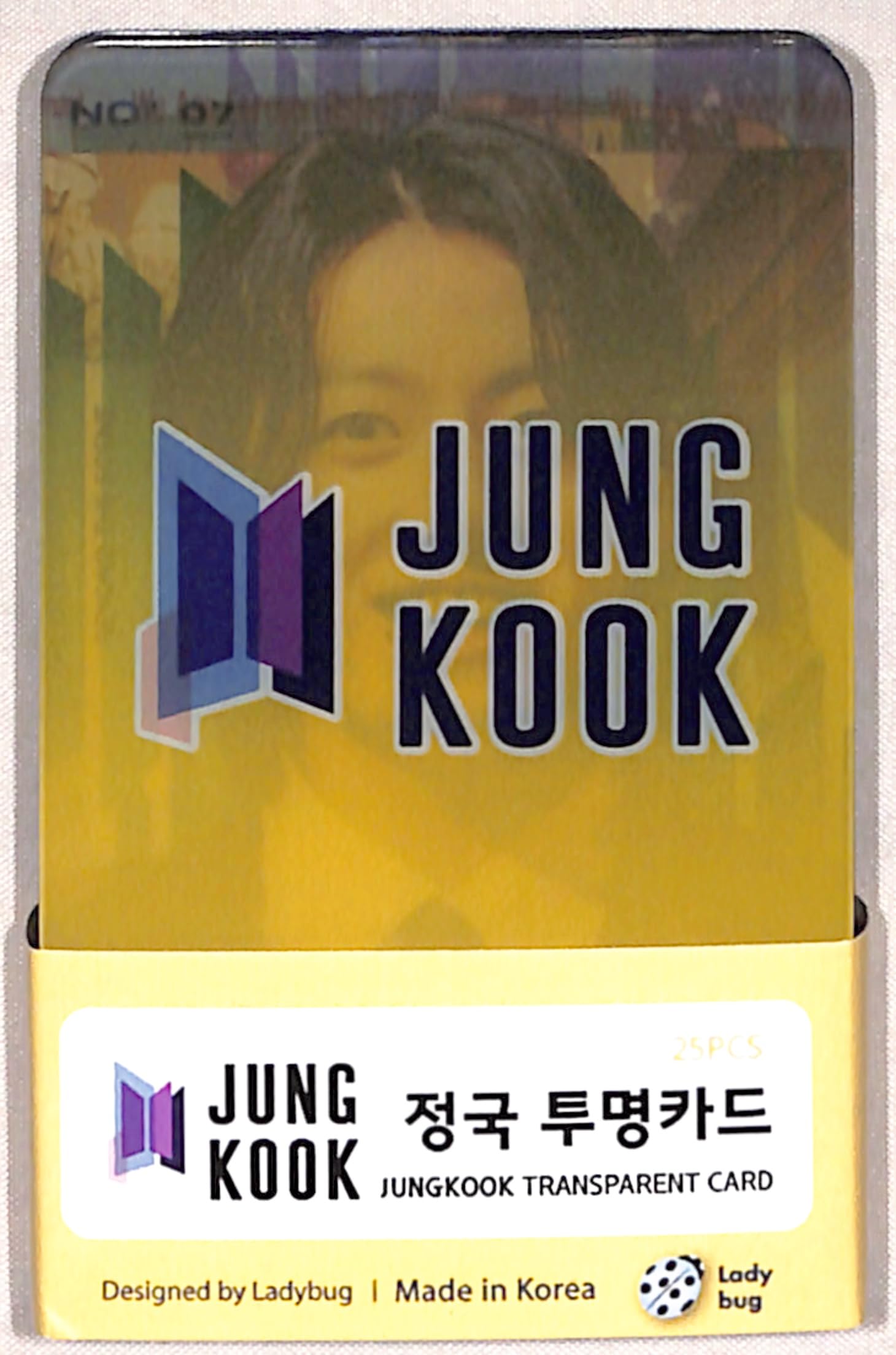 

KPOP Jungkook Bangtan Goods Прозрачная прозрачная фотокарточка 25 штук [Товар]