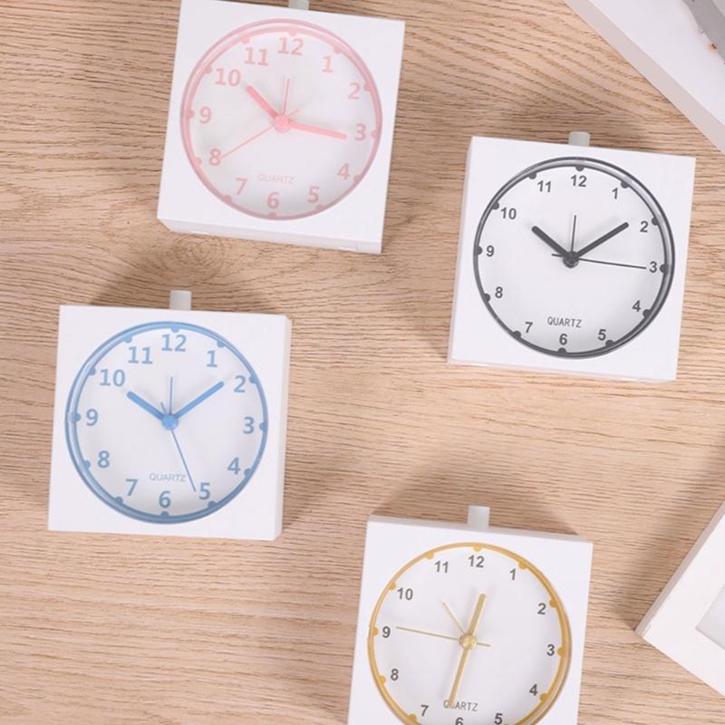 Modern Minimalists Alarm Clock with Builts In Nightlight and Quiet Movement for Home Decors Battery Operated Table Clock