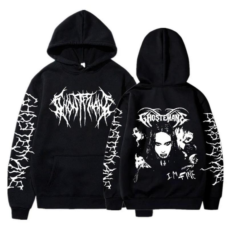 

Худі з двостороннім принтом Ghostemane L