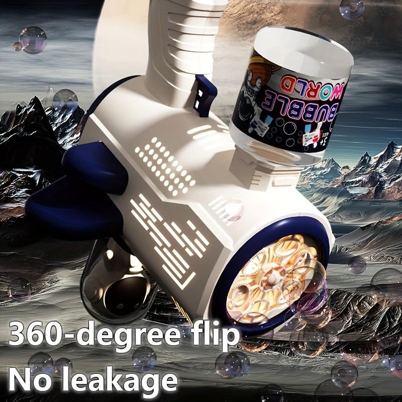 Space astronaut bubble machine, designed in Gatling style, a suitable children's gift for spring and summer outdoor activities.