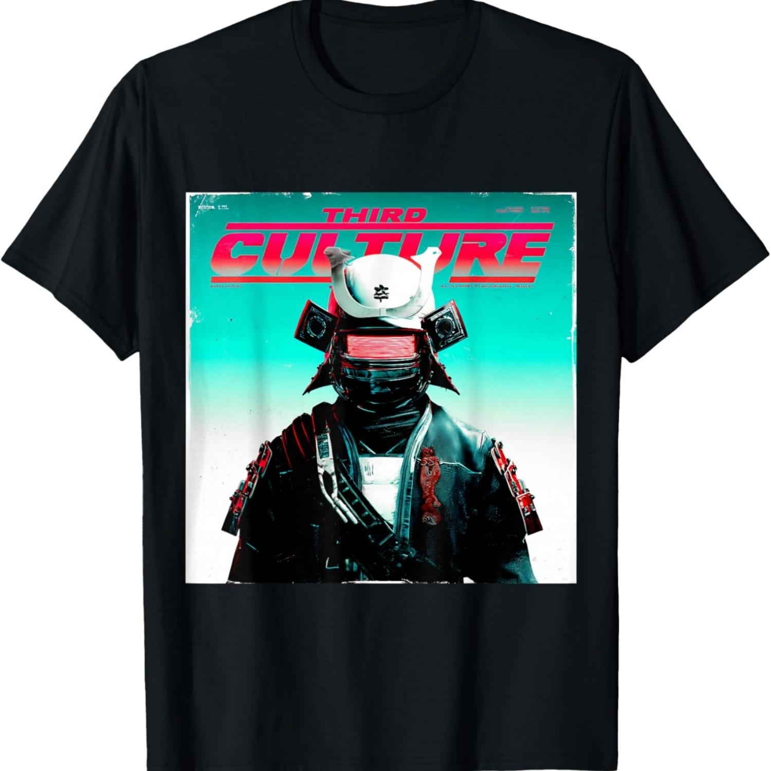 Cyberpunk Laser Samurai T-Shirt S