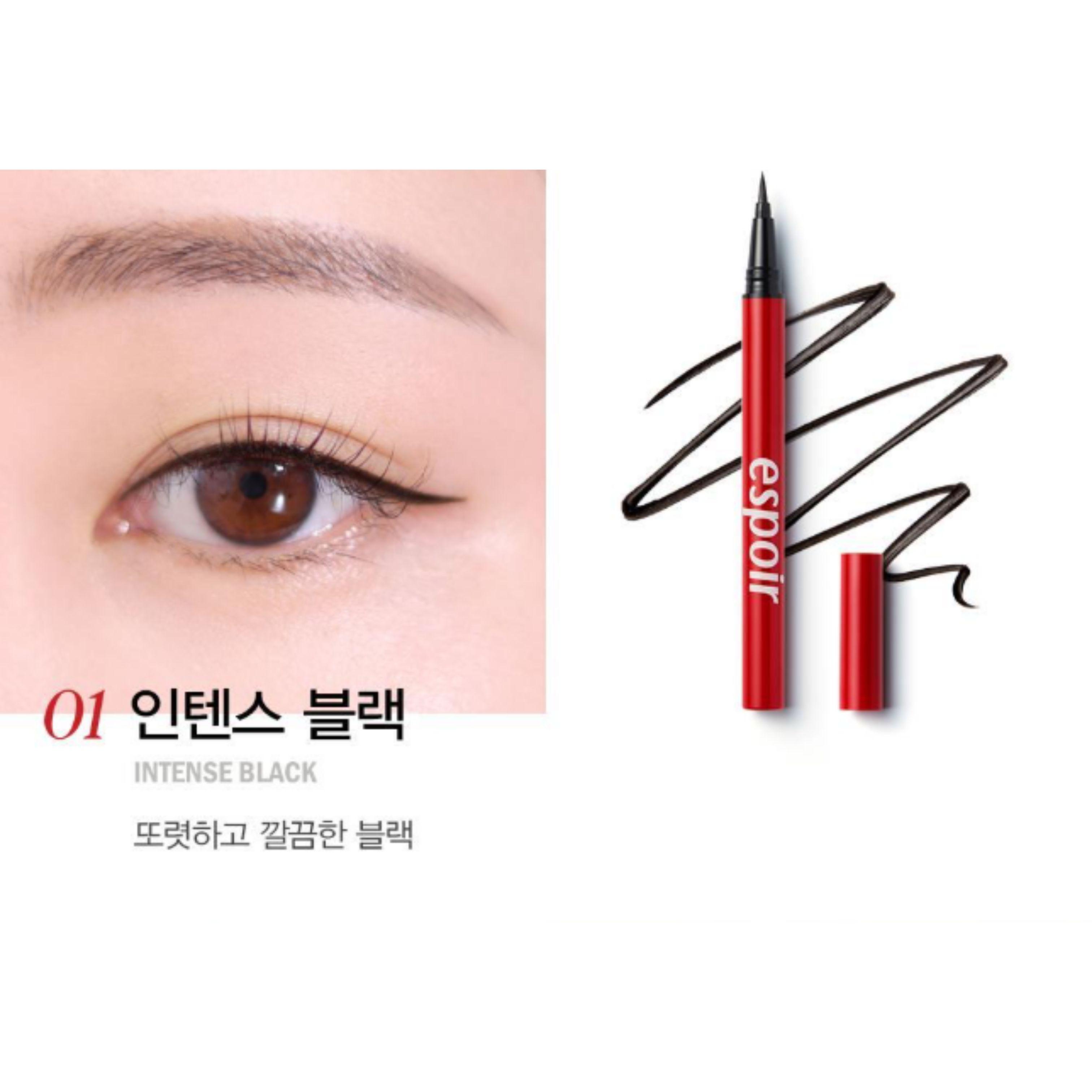 espoir Nomudging Brush Liner 1g 01 Intense Black