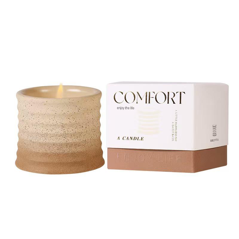 Creative Soy Wax Ceramic Aromatherapy Candle for Bedroom & Living Room