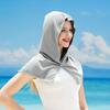 Cooling Towel U-shaped Hoodie Beach Camping Gym Sun Protection Quick Drying Head Protection Cooling Cloth Sunscreen Bandana Kerchief