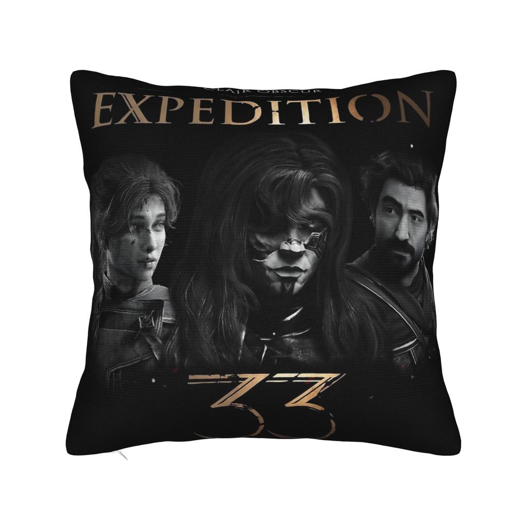 Clair Obscur Expedition 33 Pillow Case Square Pillow Cover For Wedding Party Home Decor Vintage Pillowcases