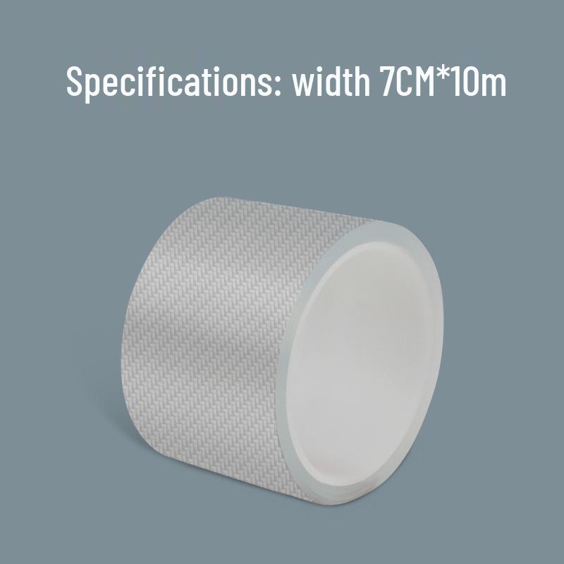 Universell gjennomsiktig karbonfiber bil dørterskelbeskytter og antikollisjonslist for velkomstpedal og bagasjerom