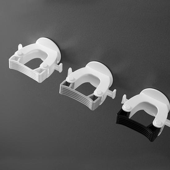 1 Set Struttura Antiscivolo ABS Ecologico Salvaspazio Montabile a Parete Gancio Senza Foratura Porta Scopa