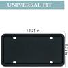 License Plate Frames - 2 PCS Silicone License Plate Holder For US Car Universal License Plate Bracket, Rustproof, Rattle Proof & Weatherproof,