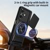KEYSION Magnetic Phone Case for Realme Note 60 60X Slide Camera Protection Upright Kickstand 360° Ring Shockproof Back Cover