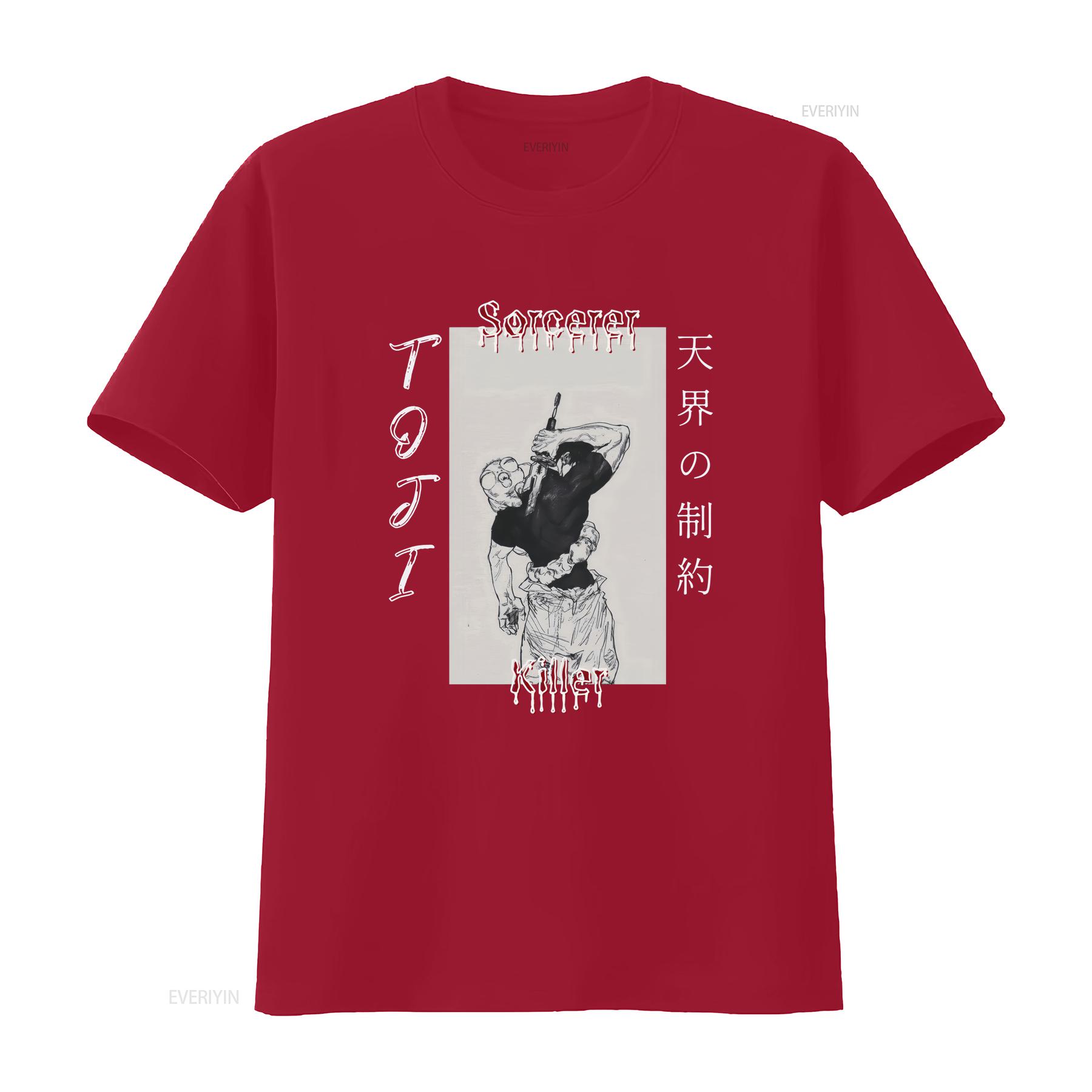 Toji Fushiguro T shirt vintage Washed designer clothes Casual Comfortable Breathable Stretched Versatile Slightly S