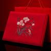 Mid-Autumn Winter Thickened Warm Embroidered Flower Wool Scarf Shawl Female Elegant High-end Gift Scarf