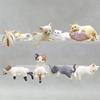 Cute Car Center Console Decoration Ornaments Kitten Action Figure Auto Dashboard Rearview Mirror Edge Decoration Car Accessories
