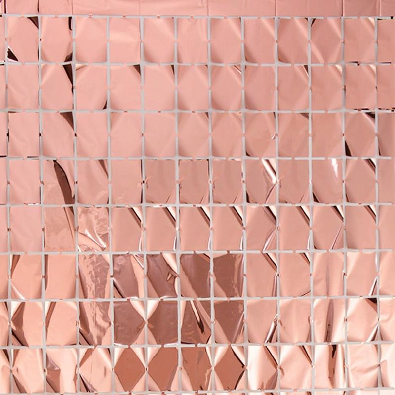 1PC Square Sequin Home Decor Bachelorette Party Backdrops Wall Background Curtain Birthday Party Decor 1*2m