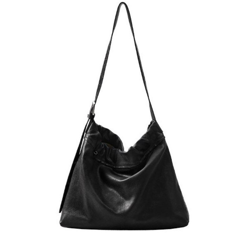 Vegetable tanned sheepskin Yunshu stray bag large capacity garbage bag commuter bag casual shoulder messenger bag women