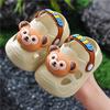 Cute Cartoon Clogs For Girls Summer Non Slip Soft Sole Closed Toe Sandals Baby Bath Slippers Kids Lightweight Beach Shoes