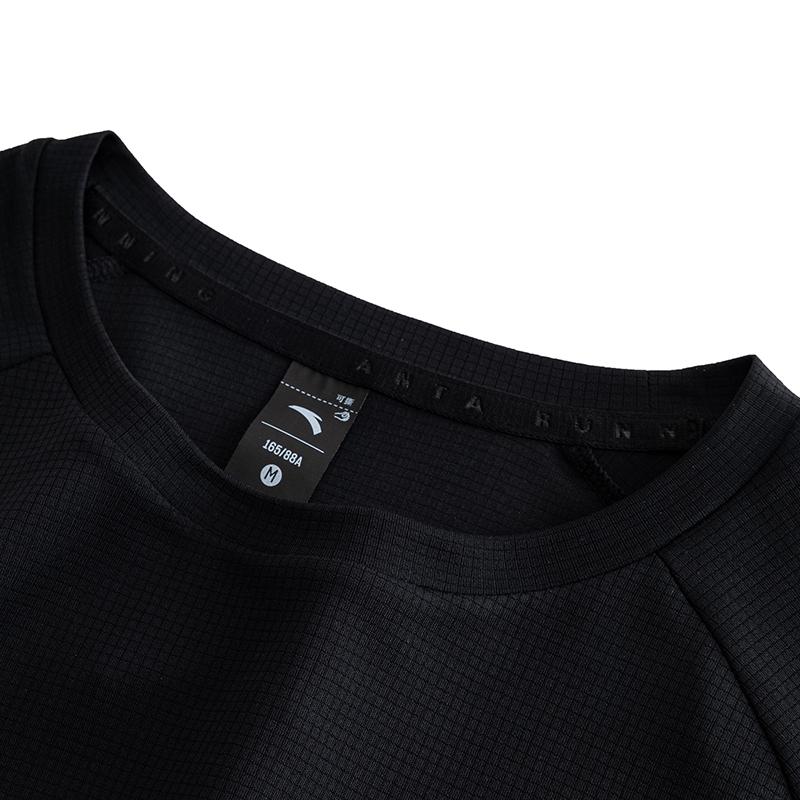 Anta Running Series Solid Color Breathable Round Neck Simple Versatile Casual Long Sleeve T-Shirt Women Tops 962615401-5