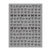 Redanco3D Cartoon Bow Nail Stickers with Gold & Silver Hot Stamping DH-1061
