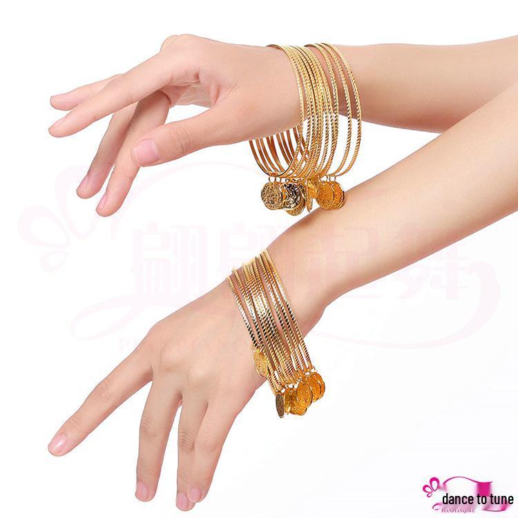 Indian Dance Headdress Jewelry Set: Veil, Top, Necklace, Earrings, Bracelet, Wristband