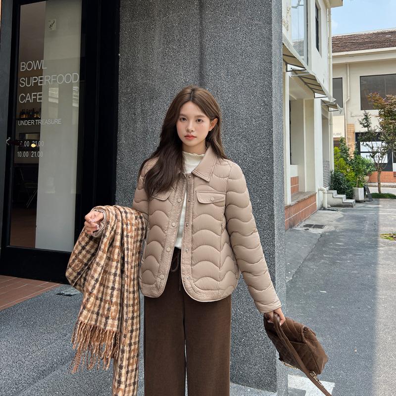 Down Cotton-padded Clothes, Short Cotton-padded Clothes, Winter New Fashionable Versatile Loose and Light Loose Cotton-padded Clothes Jacket