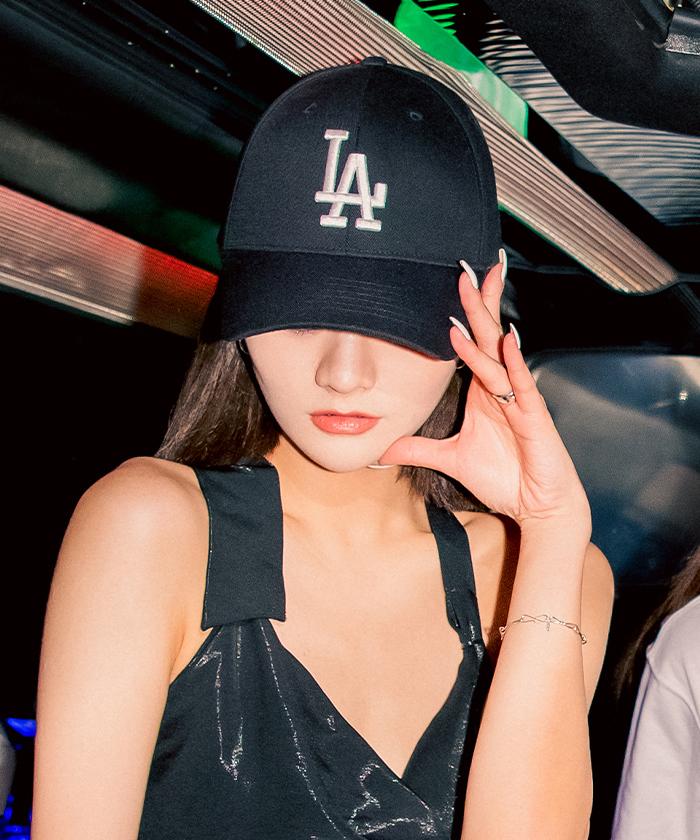 Emelbi New Fit Structured Ball Cap La (Black)