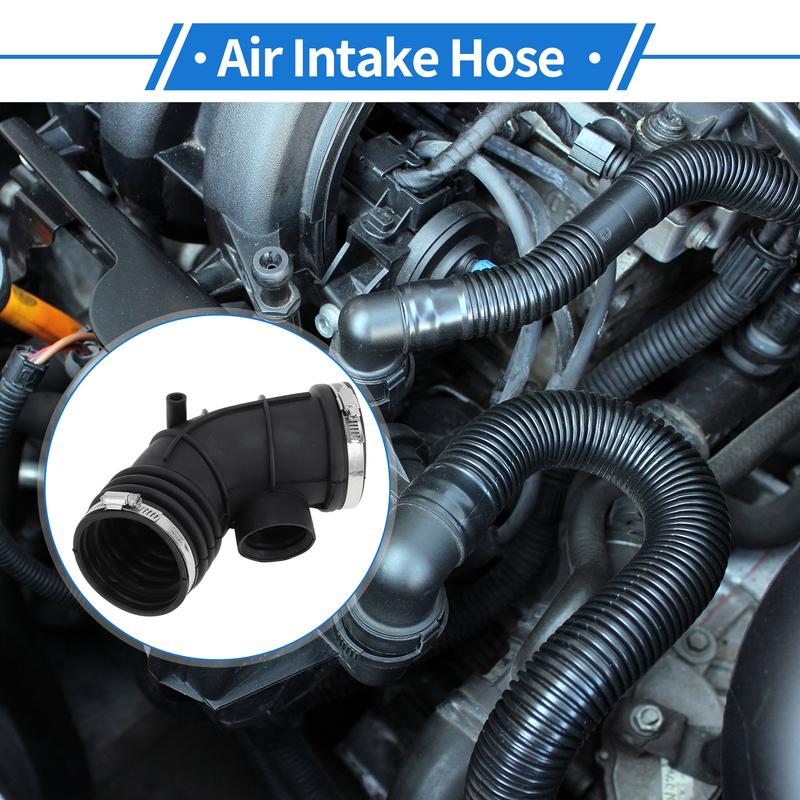 X Autohaux Engine Air Intake Hose with Clamps for BMW 525i E38 2001-2003 No.13541435625