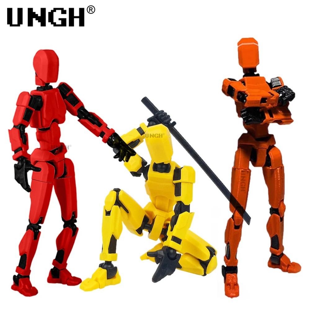 UNGH Multi-Jointed Movable Robot 3D Printed Mannequin Toy 13 Action Figure Full Body Movable Robot Toys Gifts For Children