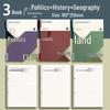 Thickened Loose-Leaf 5-Subject Notebooks for Students: Removable Pages & Error Correction Section
