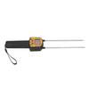 Grain Humidity Meter Digital LCD Display Grain Humidity Tester with Double Probe for Rice Wheat