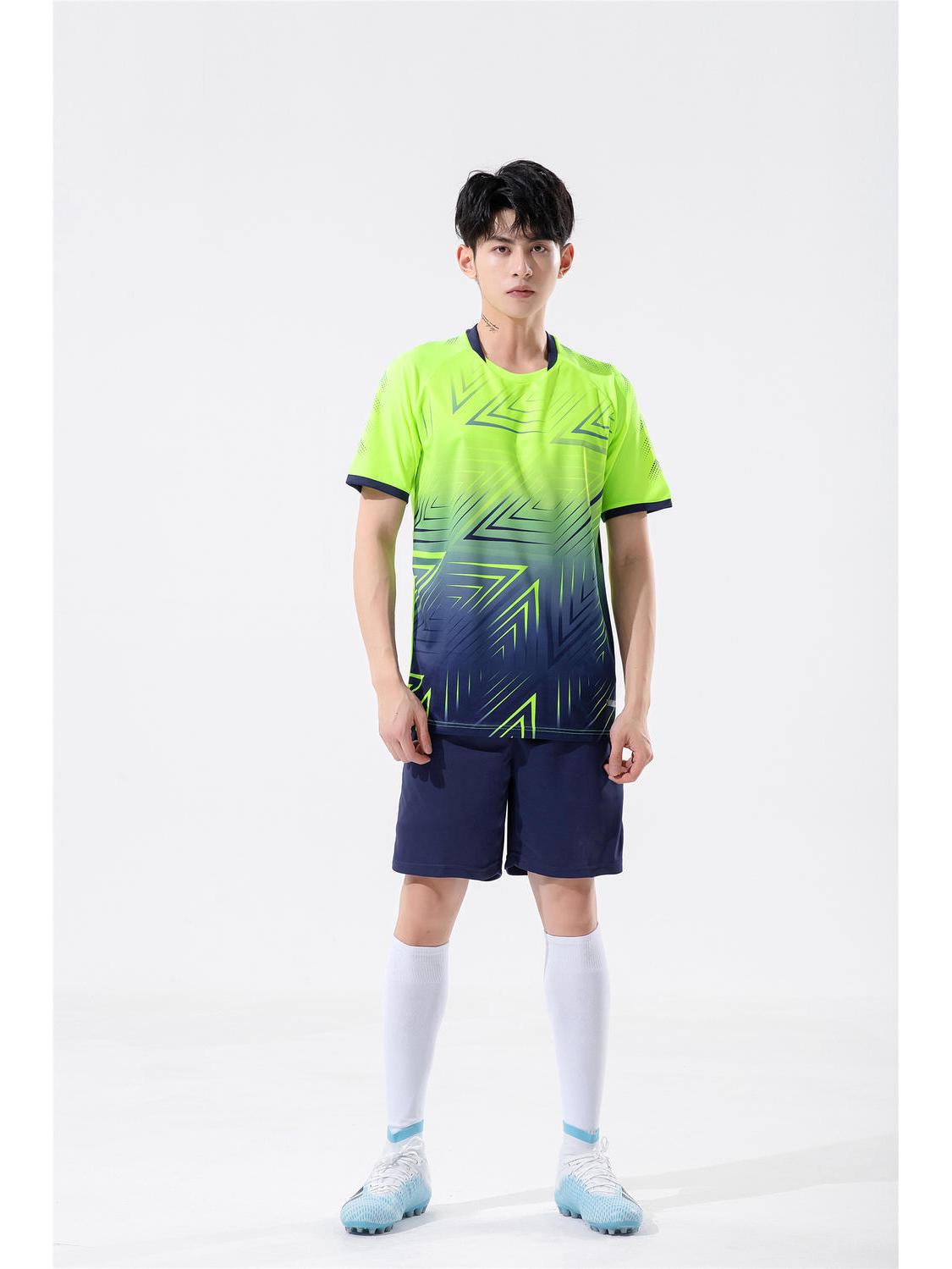 Unisex Football, Badminton, and Volleyball Uniforms for Kids and Adults 3XS флуоресцентный зеленый