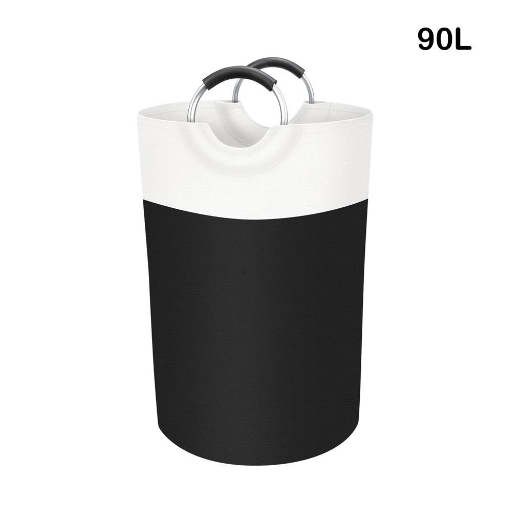 Laundry Basket Clothes Bag 90L Hamper Foldable Waterproof Lightweight Cloth Space Saving for Bedroom Dorm Travel