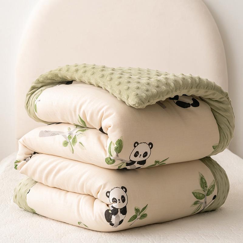 Class A Children's Cotton Double-Layer Gauze Quilt - All Seasons Soybean Core