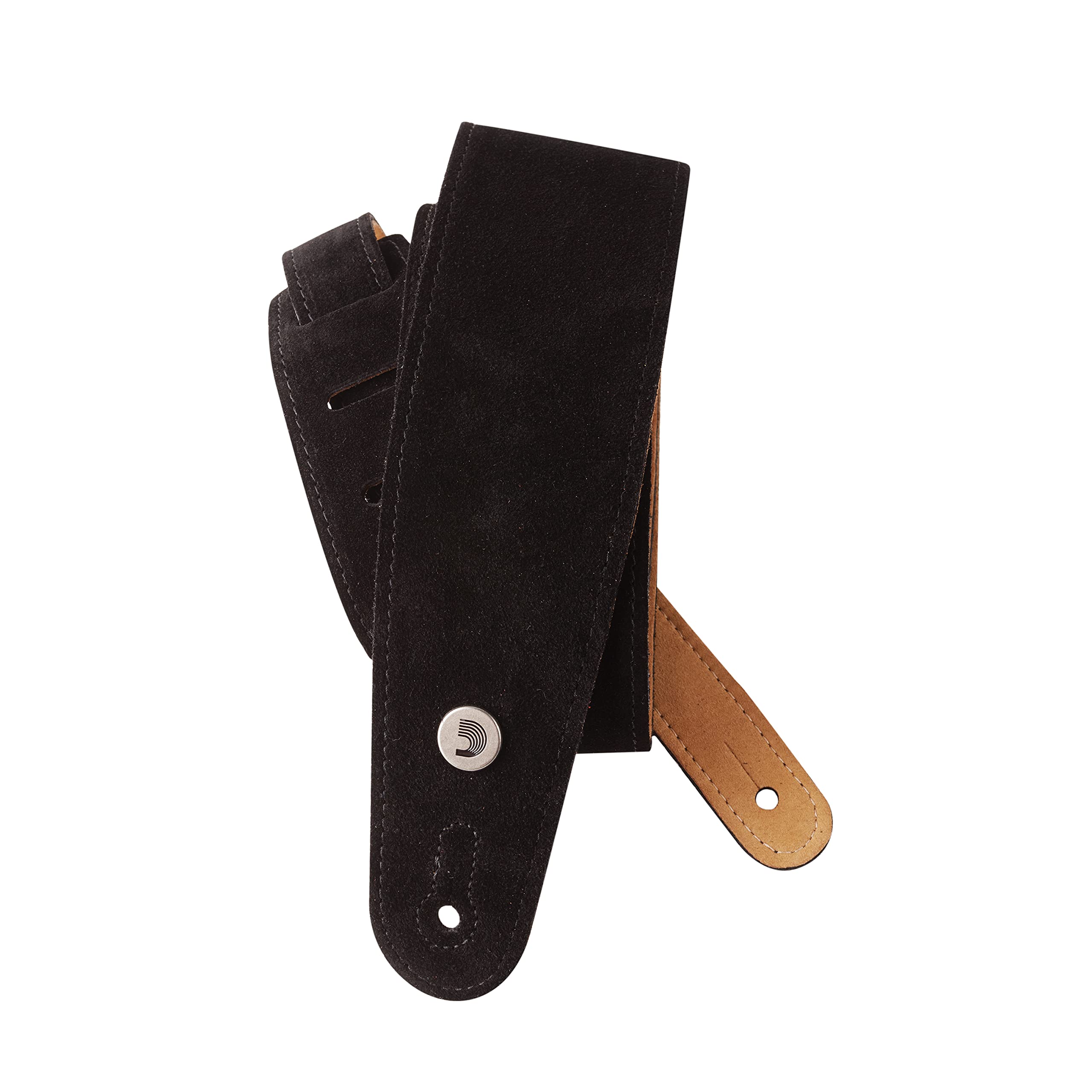 

Ремень для гитары из замши и кожи черного цвета D Addario 25SS00-DX [] чёрный