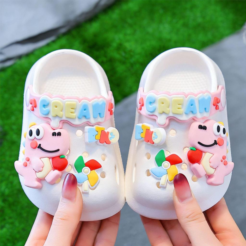 EVA Kids Cute Cartoon Non-slip Summer Sandals - Closed-toe for Boys & Girls