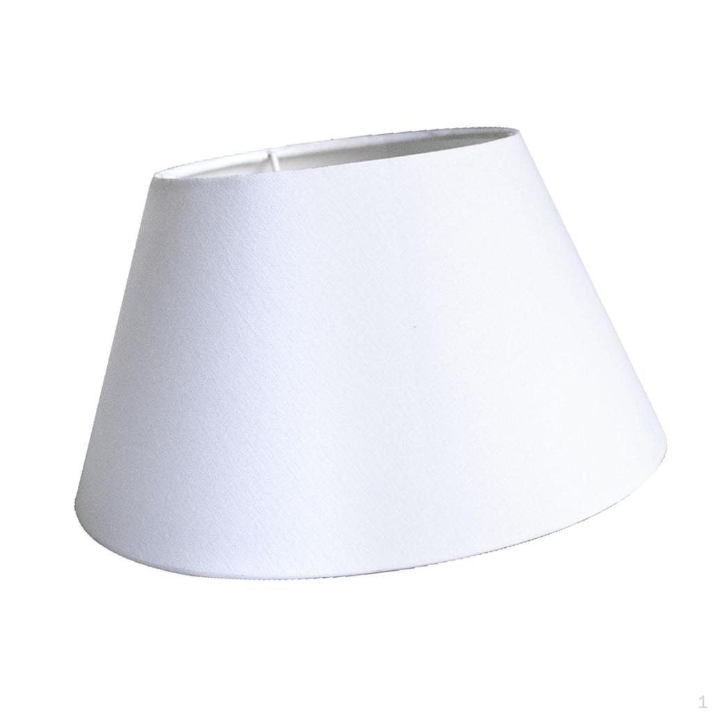 Cylindrical Lampshade for Table Lamp, Desk Floor Traditional Accessory in And Iron,