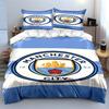 Manchester City Logo Pattern. Bedding Sets Duvet Cover Sets Duvet Covers Pillowcases(1 * Duvet Cover 2 * Pillowcases, Without Duvet Insert)