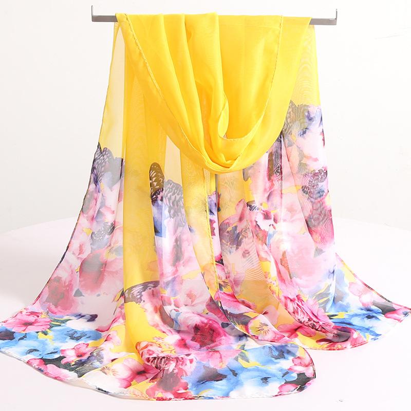 

Шифоновий Принтований Шовковий Шарф Довгий Шарф Жіночий Краватка на Шию Маленький Шовковий Шарф Довгий Шарф Метелик Шовковий Шарф 160*50cm помаранчевий