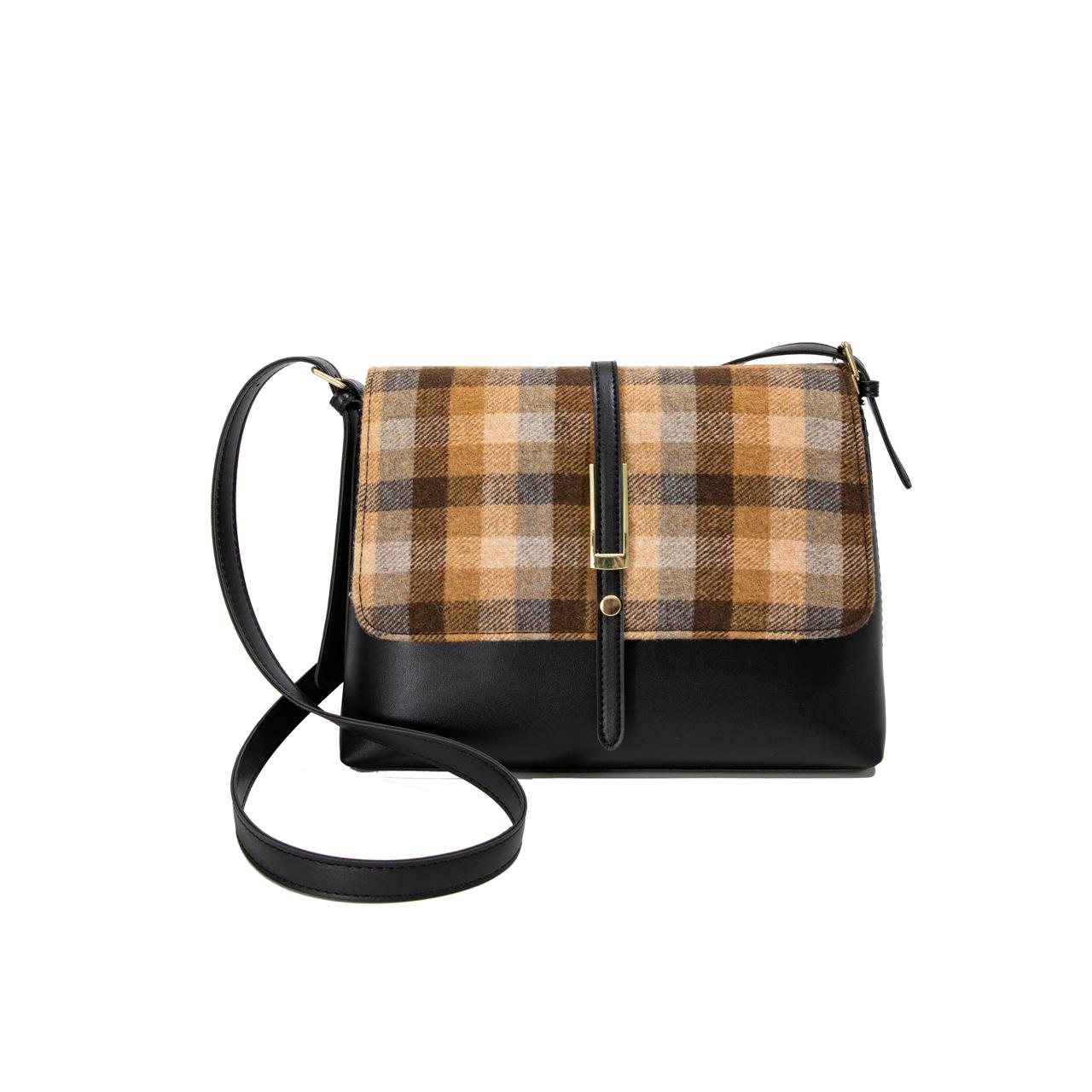 

Plaid Bag Women s New Casual Versatile Shoulder Bag Large Capacity Tote Bag Fashion Commuter Messenger Bag