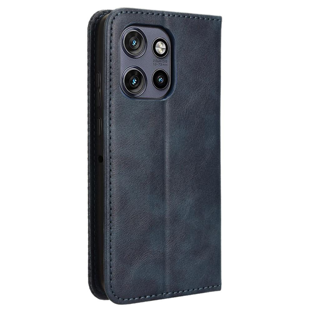 For Motorola Thinkphone 25 5G/Edge 50 Neo 5G/Moto S50 5G Leather Case Wallet Stand Retro Texture Phone Cover