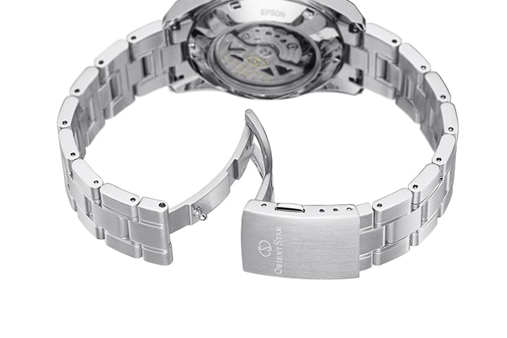 Orient Star RK-AU0005L Men's Automatic Watch, Standard Mechanical, Made In Japan, with 2-Year Manufacturer's Warranty, Navy Blue