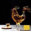 Glass Bottle Sealed White Spirit Bottle Household Glass Zodiac Chinese Chicken White Wine Empty