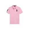 POLO Men's New Summer Big Horse Logo Embroidered Turn-Down Collar Cotton Short Sleeve Casual Polo Shirt