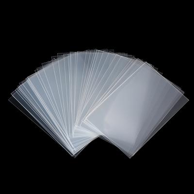 50Pcs Korea Card Sleeves Clear Acid Free Photocard Holographic Protector Film