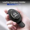 Clip Porte-Lunettes de Soleil en Cuir pour Voiture Pare-Soleil Porte-Lunettes pour Corsa Insignia Vectra Zafira Meriva Mokka Vivaro Antara Ampera