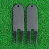 Metal Bending Fairway Repair Fork Two-Prong Golf Divot Tool Golf Divot Repair Tool  Groove Cleaning