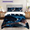 Predator Alien Moonlit Clash Bedding 1 Duvet Cover 2 Pillowcase Without Core Christmas Birthday Gift Soft And Comfortable Bedding Set