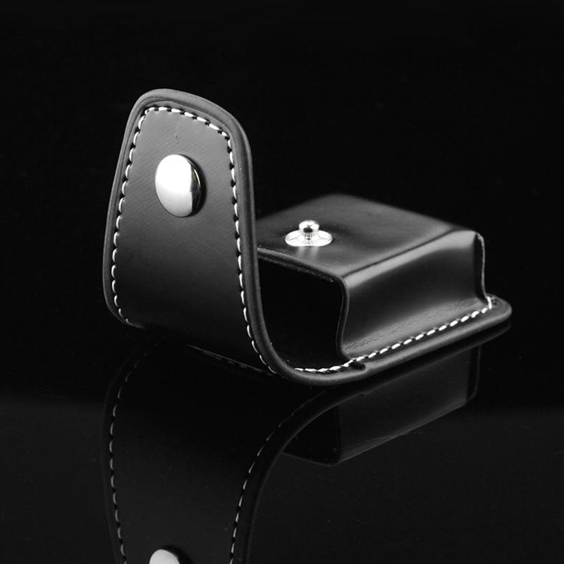 PU Leather Lighters Bag Windproof Oil Lighters Protective Cover Pouch Storage for Men Outdoor Traveling Camping Gift