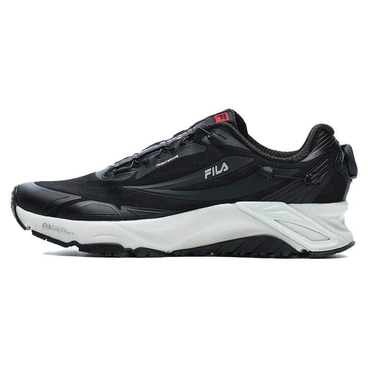 FILA BOA LYNX 1+ Lightweight Abrasion Resistant Low top Running Shoes Men s Black A12M321206FBI 44.5
